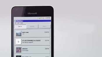 Tampilan WhatsApp jika dijalankan pada Windows 95 Mobile. Foto: YouTube/4096