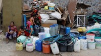 600 juta penduduk kekurangan stok air bersih. REUTERS/Adnan Abidi.