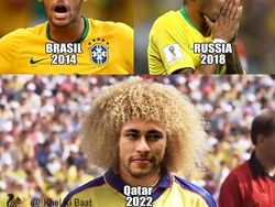 Meme Kocak dan Cosplay Neymar Iringi Lolosnya Brasil