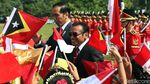 Jokowi Sambut Hangat Presiden Timor Leste
