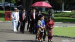 Ibu Negara Kompak Berbusana Daerah dengan Istri Presiden Timor Leste