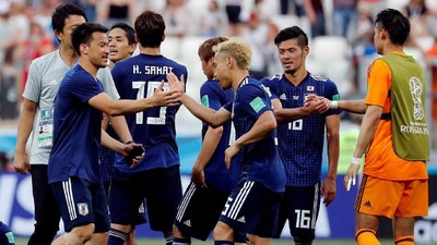 Jepang Lolos ke Babak 16 Besar Piala Dunia 2018