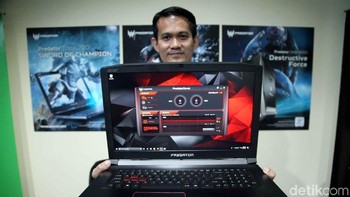 Laptop gaming Acer yaitu Predator Helios 500 dan Predator Helios 300.