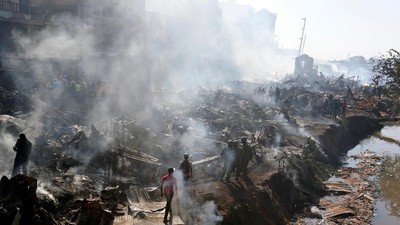 15 Orang Tewas dalam Kebakaran di Pasar Kenya