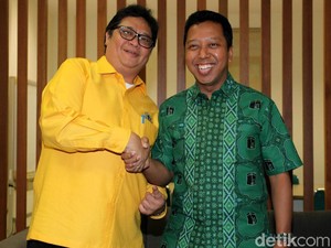 Airlangga-Rommy Bertemu, Bicara Hasil Pilkada untuk Modal Jokowi
