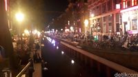 Suasana makin ramai saat malam hari (Afif Farhan/detikTravel)