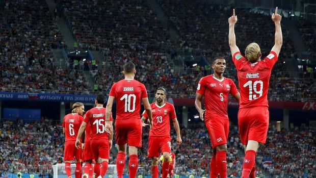   The Swiss national team also made a good match at the 2018 World Cup. 