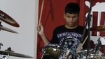 Aksi Drummer Cilik di Kumpul ID