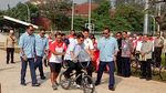Foto: Gaya JK-Anies Jajal BMX di Venue Asian Games
