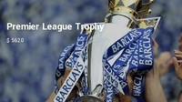 Premier League Trophy. Trofi kejuaraan bola Premier League seharga US$ 5.620 atau setara Rp 76 juta. Istimewa/Successstory.