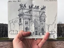 Kreatif! Ketika Sketsa Disatukan dengan Dunia Nyata