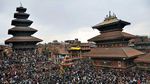 Foto: Tradisi Perang-perangan Saat Tahun Baru di Nepal