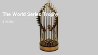 Kejuaraan World Series. Trofi ini punya kejuaraan baseball harganya US$ 15.000 atau setara dengan Rp 210 juta. Istimewa/Successstory.