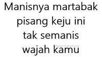 Manisnya martabak pisang keju tak semanis wajah kamu. Tapi kayaknya wajah nggak bisa bikin kenyang ya. Foto: Istimewa