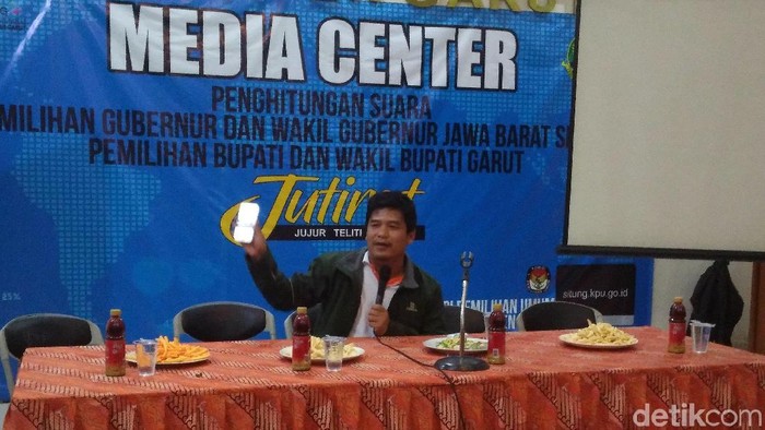 Situs KPU Sempat Error, Real Count Pilbup Garut Terkendala