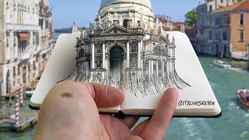 Dia berasal dari Italia. Foto: instagram.com/citylivesketch