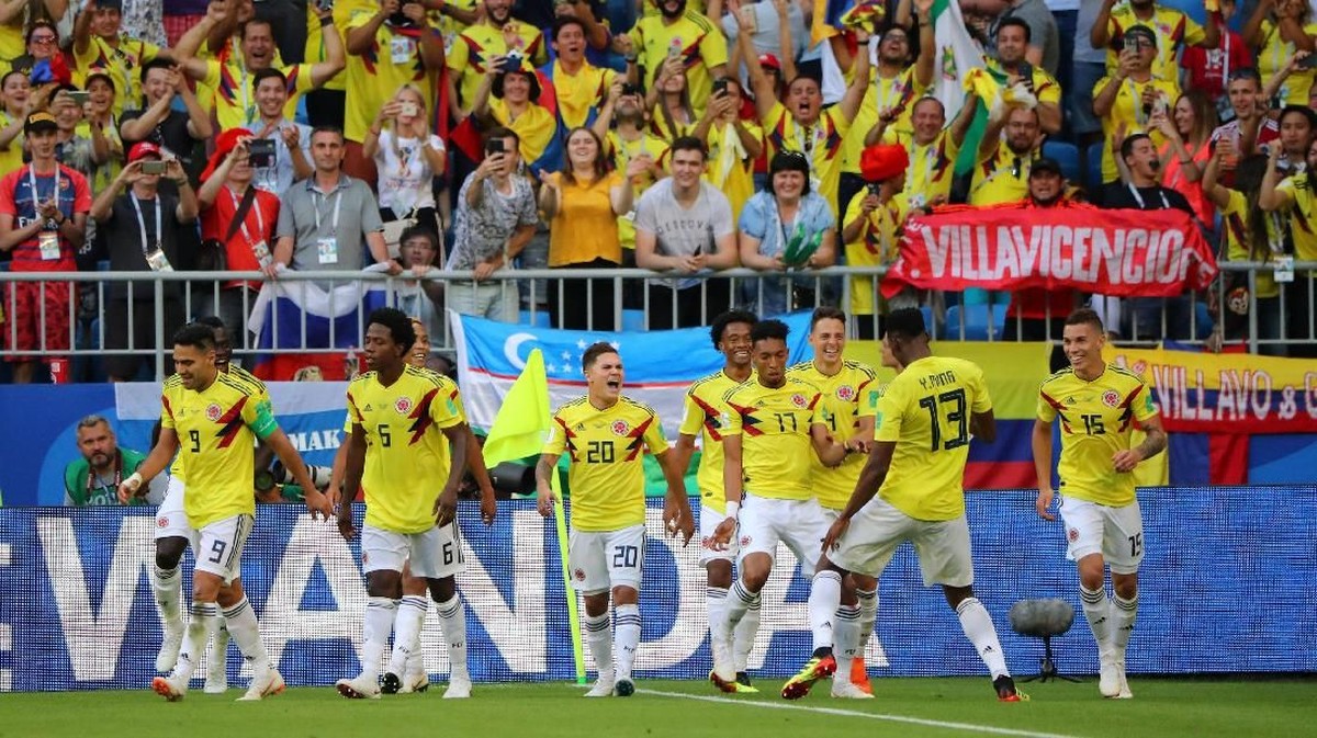 Kolombia optimistis melawan Inggris di babak 16 besar Piala Dunia 2018 (Foto: Marcos Brindicci/Reuters)