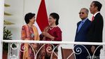 Suasana Hangat Ibu Negara Iriana dan Siti Hasmah