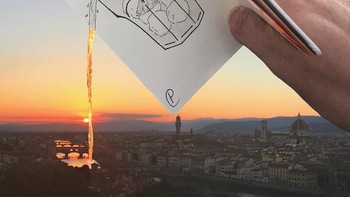 Seperti ini menuangkan air. Foto: instagram.com/citylivesketch