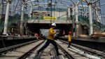 Penampakan Terkini Stasiun LRT Mal Kelapa Gading