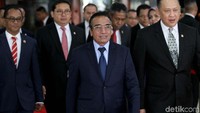 Presiden Timor Leste Francisco Guterres mengunjungi DPR RI, Senayan, Jakarta, pagi ini.