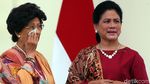 Suasana Hangat Ibu Negara Iriana dan Siti Hasmah