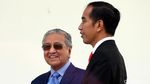 Cerianya Jokowi dan Mahathir Saat Bertemu di Istana Bogor