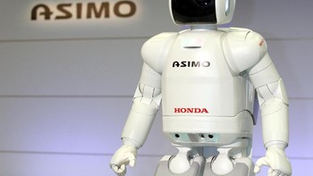 Asimo adalah singkatan dari Advanced Step in Innovative Mobility. Foto: Getty Images