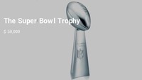 Kejuaraan Super Bowl Trophy. Olahraga football menjadi list kedua pemilik trofi termahal di dunia, harganya US$ 50.000 atau setara Rp 700 juta. Istimewa/Successstory.