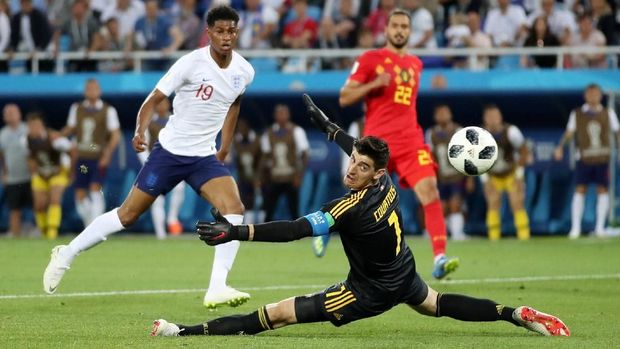   Thibaut Courtois remains in England's opponents 