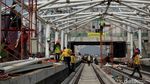 Penampakan Terkini Stasiun LRT Mal Kelapa Gading