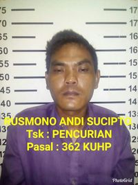 Rusmono Andi Sucipto, pelaku pencurian sepeda motor di Pamulang, Tangsel