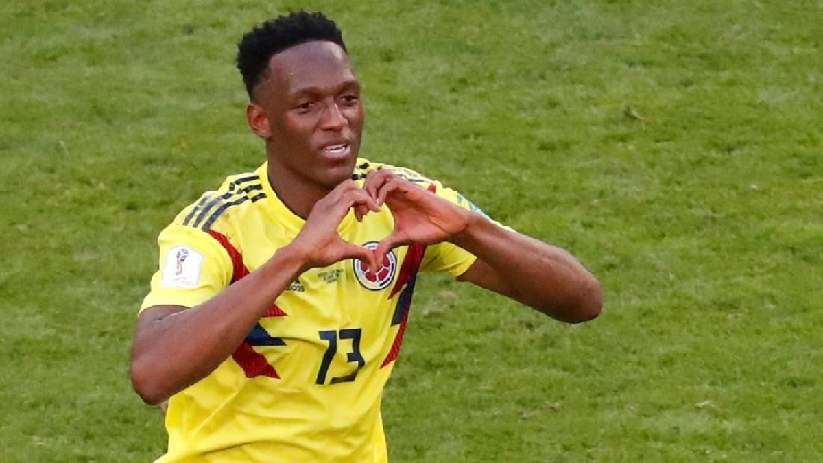 Menurut rumor transfer terkini, Yerry Mina menjadi salah satu incaran MU (Foto: David Gray/REUTERS)