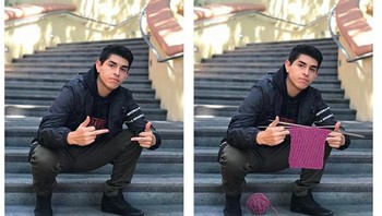 “Bisakah kamu membuat seolah aku melakukan hal lain dengan tanganku?” Foto: Instagram