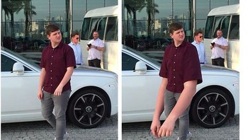 “Bisakah membuat lenganku lebih besar di foto ini?” Foto: Instagram