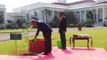 Kebersamaan Jokowi-Mahathir: Akrab Berbincang hingga Tanam Pohon