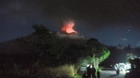 Sebanyak 309 warga mengungsi ke 3 titik pengungsian. BNPB belum mengubah radius berbahaya Gunung Agung. Foto: dok. BNPB