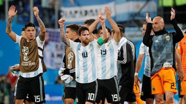  Argentina tidak tampil meyakinkan di fase grup Piala Dunia 2018. 