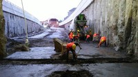 Dikutip dari instagram Kementerian PUPR, underpass dengan panjang total 712 m ini dibangun untuk mengatasi kemacetan di lokasi tersebut. Foto: Dok. Ditjen Bina Marga Kementerian PUPR