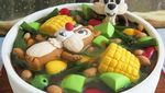 Terinspirasi dari Makanan Lokal, Kue Ulang Tahun Ini Berbentuk Pempek hingga Mi Godog