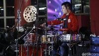 Keseruan Kumpul Indonesian Drummers di Kuningan City hari kedua.  Foto: Asep Syaifullah
