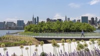 Proyek taman ini bernilai US$ 100 juta atau mencapai Rp 1,4 triliun yang digunakan untuk perombakan taman-taman tepi laut lain di seluruh New York. Istimewa/Inhabitat.