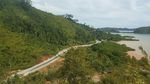 Mulus Nian Jalan ke Lokasi Wisata Raja Ampatnya Sumatera