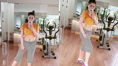Makan Mulu, Begini Aksi DJ Katty Butterfly Olahraga Biar Nggak Gendut