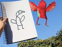 Ketika Gambar Anak Dibuat Nyata Ayahnya Pakai Photoshop