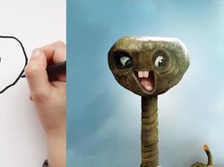 Ketika Gambar Anak Dibuat Nyata Ayahnya Pakai Photoshop