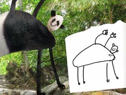 Ketika Gambar Anak Dibuat Nyata Ayahnya Pakai Photoshop