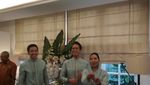 Senyum Semringah Rini Soemarno Gelar Halalbihalal