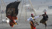 Beberapa tarian lainnya yang dipertunjukkan di acara ini adalah Tari Reog Ponorogo. Antara Foto/Zabur Karuru.