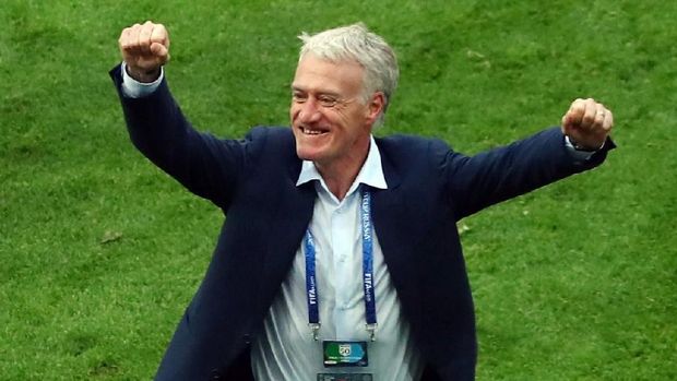  Didier Deschamps memuji penampilan timnya ketika mengalahkan Argentina di 16 Besar Piala Dunia 2018. 